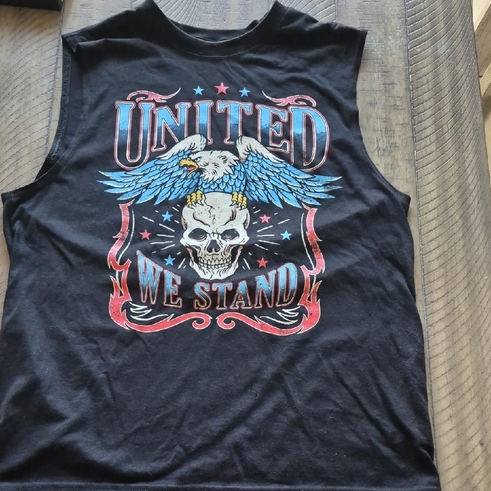 Bold Eagle Graphic Black Tank Top